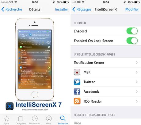IntelliScreenX 7 iOS 7
