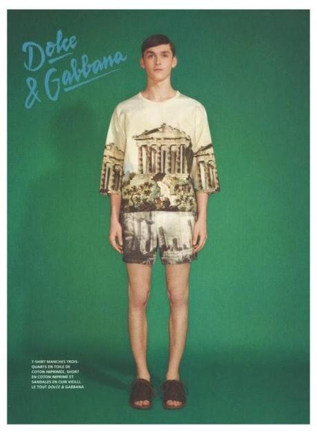 La mode du printemps et été 2014 par L’Officiel Hommes.