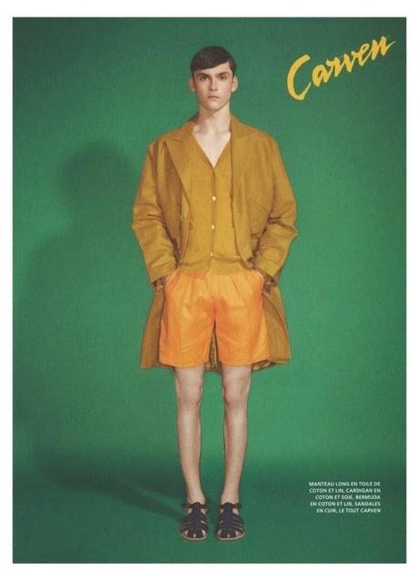 La mode du printemps et été 2014 par L’Officiel Hommes.