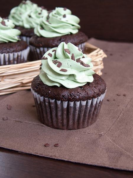 Chocolate Pistachio Cupcakes 8