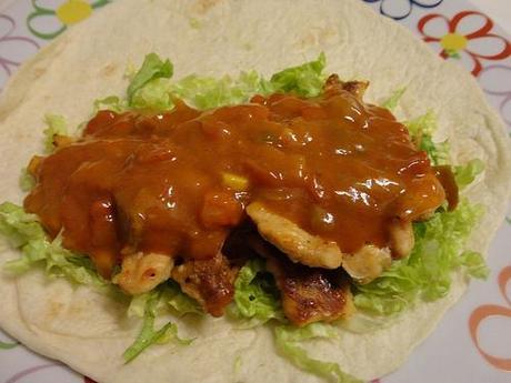 Fajitas avec la sauce Danival