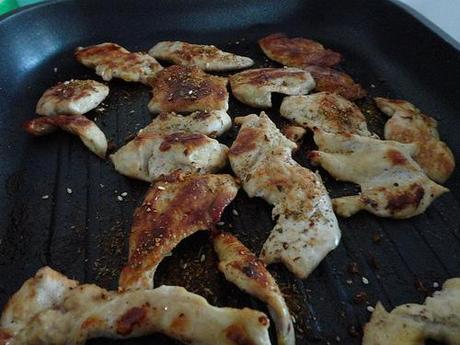 Fajitas avec la sauce Danival