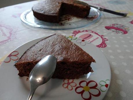 Gâteau à la pâte à tartiner chocolat/orange