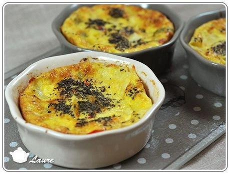 Flans à la mozzarella