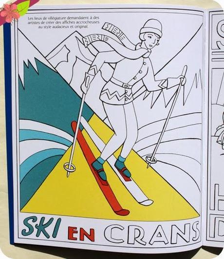 Motifs Art déco à colorier aux éditions Usborne