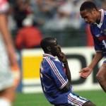 lilian thuram et son but face à la Coratie en demi finale de la coupe du monde 1998