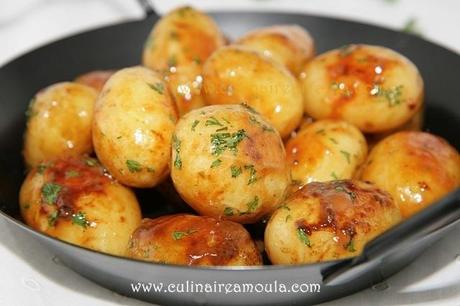 Petites pommes de terre au miel