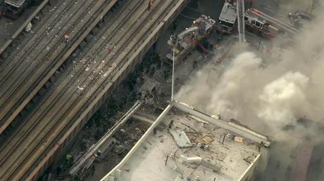 Explosion d'un immeuble à New York