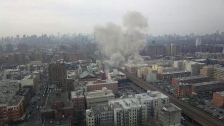 Explosion d'un immeuble à New York