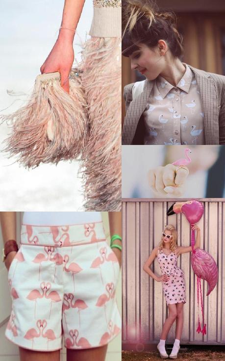 tendance mode 2014 flamingo feelings