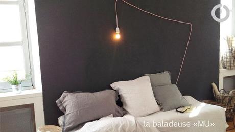 La baladeuse et son fil de couleur … ca ressemble au printemps…