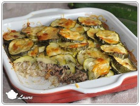 Hachis de boeuf à la courgette