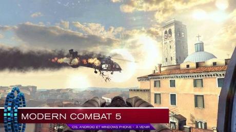 Modern Combat 5, à venir sur iPhone et iPad