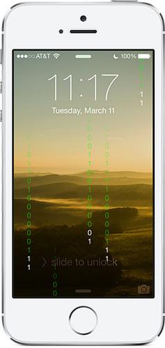 Comment installer une pluie numérique sur l'écran de votre iPhone?