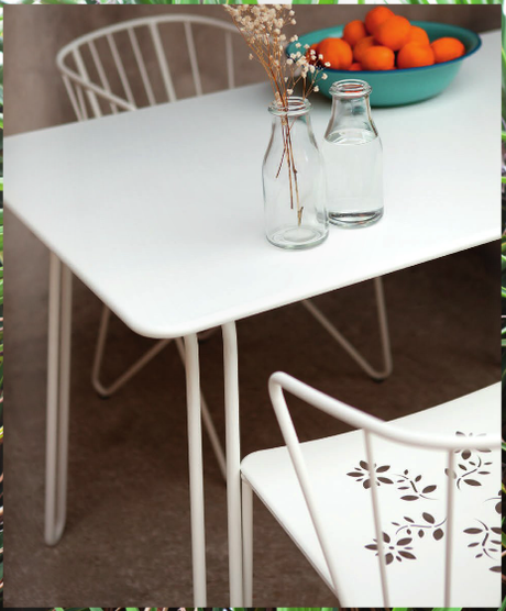 Fermob blanc via Nat et Nature Fermob, une belle marque à succès