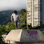 Skateboard à Hawaï