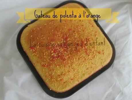 Gâteau de polenta à l'orange