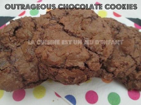 Outrageous chocolate cookies