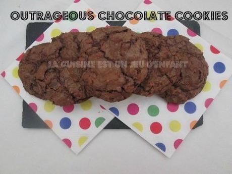 Outrageous chocolate cookies