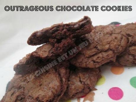 Outrageous chocolate cookies