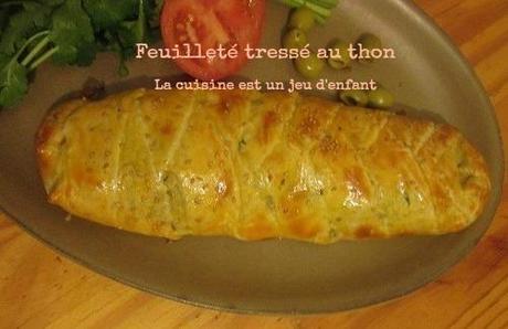 Feuilleté tressé au thon
