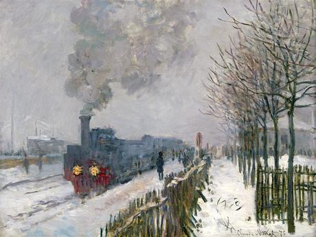 Le train dans la neige, la locomotive, Monet (© Le train dans la neige, la locomotive, Monet)