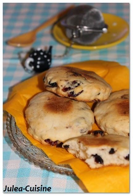 Scones aux cramberries {St Patrick}