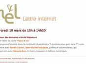 Maison écrivains littérature Mercredi Mars 2014