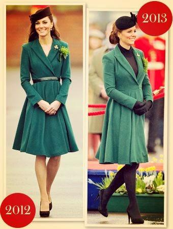 Flash - post : Kate Middleton va-t-elle recycler (encore) sa robe de la Saint Patrick ?