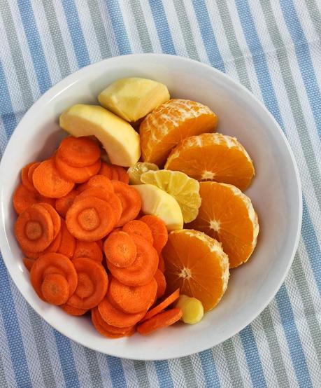 Smoothie carotte-orange-gingembre