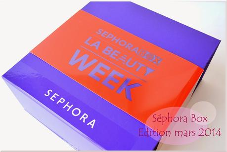 [Box] La Beauty Week, nouvelle Séphora Box de Mars 2014