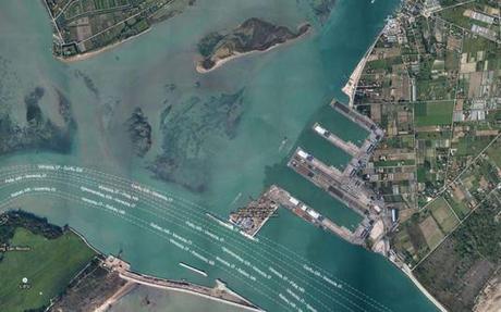 Le port immaginé par Klod à Punta Sabbioni