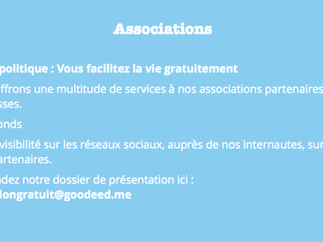 Goodeed, quand la pub finance l'humanitaire