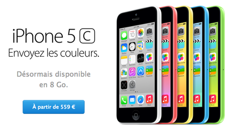 iPhone 5C 8 Go