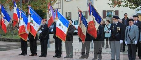 Promotion des sapeurs pompiers et nouveau drapeau pour les anciens combattants