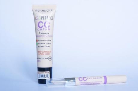 CC Cream crème / CC Eye Cream 1.2.3 Perfect Bourjois - test avis