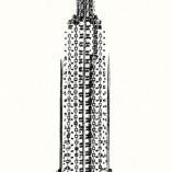 The Cyclist Empire, l’Empire State Building dessiné à partir d’une roue de vélo