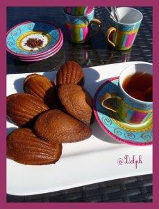 Madeleines au thé....