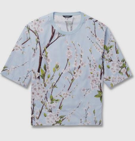 Le délit du jour : Le t-shirt blossom de Dolce & Gabbana...