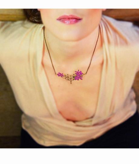 Nouvelle collection de bijoux. Les influences japonisante et romantique de Laeti Trema.