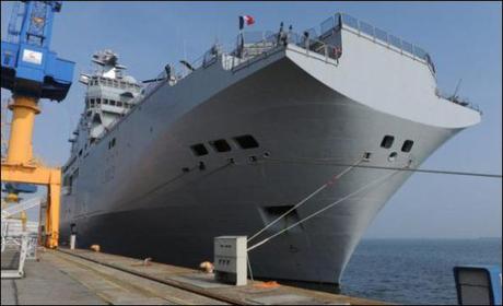  Un porte-hélicoptères vendu vaut 250 millions d'euros
