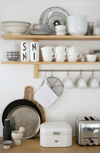 Déco black & white n°3 : la cuisine