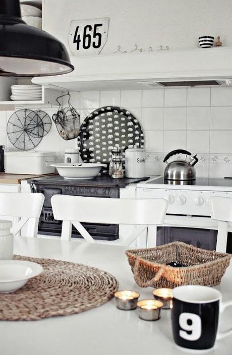 Déco black & white n°3 : la cuisine