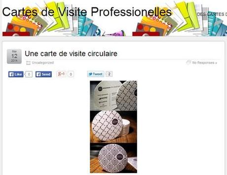 carte de visite pro