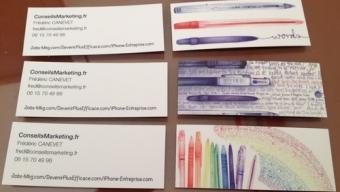 Le Format des cartes de visite – Walkcast Cartes de visite [2]