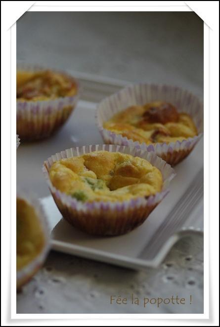 muffins chèvre brocolis