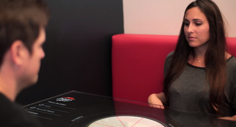 Confectionnez votre pizza en direct en mode tactile !