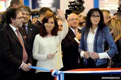 Inauguration du Salon du Livre de Paris par Cristina Kirchner et Jean-Marc Ayrault hier [ici]
