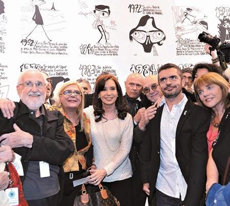 Inauguration du Salon du Livre de Paris par Cristina Kirchner et Jean-Marc Ayrault hier [ici]