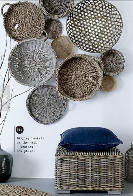 Des paniers au mur